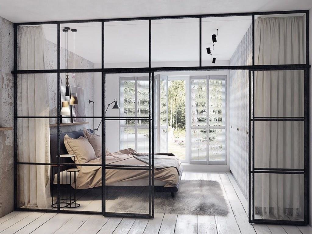 Лофт перегородки з алюмінієвого профіля