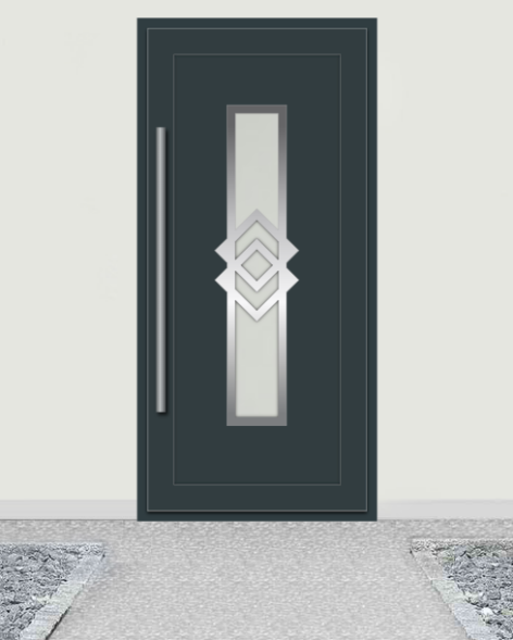 Алюмінієві панельні двері від виробника Svital Львів