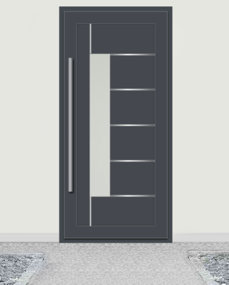 Алюмінієві панельні двері від виробника Svital Львів