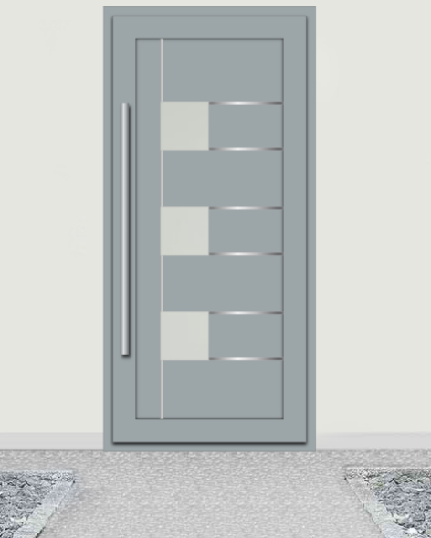 Алюмінієві панельні двері від виробника Svital Львів