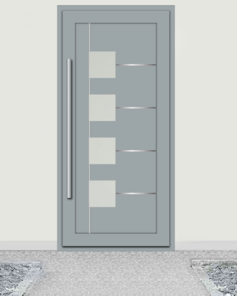 Алюмінієві панельні двері від виробника Svital Львів