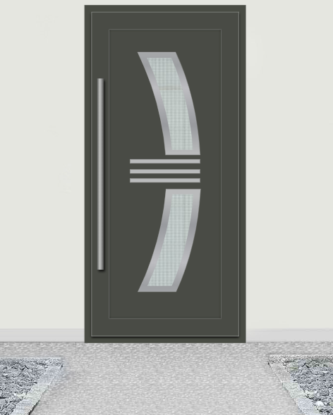 Алюмінієві панельні двері від виробника Svital Львів